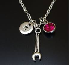 Wrench Necklace Wrench Charm Wrench Pendant Mechanic Girlfriend Electrician Personalized Gifts Wish Pendant Mechanic Girlfriend Necklace
