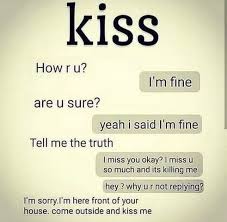 Kiss Funny Just Friends Quotes Kissing Quotes Real Friendship Quotes