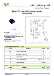 Dengan data persamaan transistor ini kita bisa mengganti transistor dengan karakteristik yang hampir sama. C5198 Datasheet Equivalent Cross Reference Search Transistor Catalog