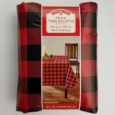 Get in the holiday spirit with buffalo plaid themed supplies. Buffalo Plaid Vinyl Tablecloth 60 X 102 Red And 23 Similar Items