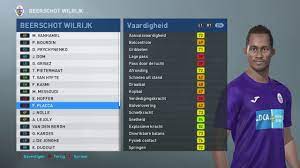 1 0 0 1 2 3 Pro Evolution Soccer 2019 Belgian Pro League Beerschot Wilrijk Team Youtube