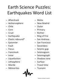 The old crossword maker doesn't allow all of the new features like cool fonts, adding images, shadows, special colors, and much more coming in the furture like saving. Earth Science Puzzles Earthquakes By Mr Mcneely Tpt