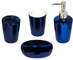 Buy bathroom accessory sets online at thebathoutlet � free shipping on orders over $99 � save up to shop our selection of bathroom accessory sets and get free shipping on all orders over $99! Navy Blue Bathroom Accessories Trendecors