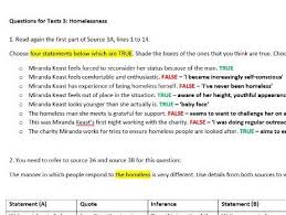 Designed by teachers for cie igcse english language revision. Aqa 8700 Paper 2 Homelessness Texts Teaching Resources