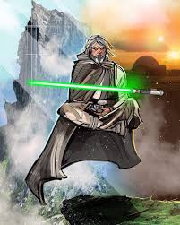 Image Result For Luke Skywalker Last Jedi Meditating Star Wars Images Star Wars Painting Star Wars Episodes