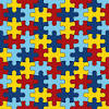 Each piece is shaped like one or more slices of pie. 1