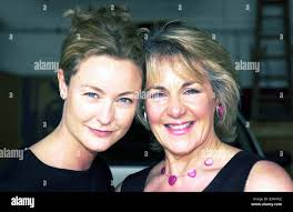Actress Natalie Roles with Nina Miscow June 2001 who plays DS Debbie  McAllister in ITV s ÒThe BillÓ