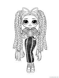 Lol dolls coloring pages are a fun way for kids of all ages to develop creativity focus motor skills and color recognition. Lol Omg Coloring Pages For Girls Lol Omg 24 Printable 2021 0846 Coloring4free Coloring4free Com