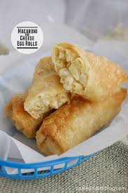 Macaroni And Cheese Egg Rolls Taste And Tell Recipe Recipes Food Macaroni And Cheese