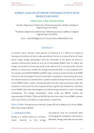 wsn with mobile sink node