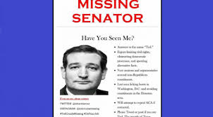 Missing Ted Cruz Ignores Constituents Texas Leftist