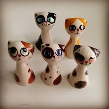 Kedi Biblo El Yapmi Seramik Cini Kedi Figur Seramik Catlover Kedisever Kedibiblo Seramikatolye Ciniboyama 2020 Kedi Elsa