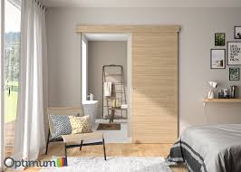 Porte Coulissante Optimum Decor Chene Sauvage Naturel Porte Coulissante Decoration Blanc Porte Coulissante En Applique