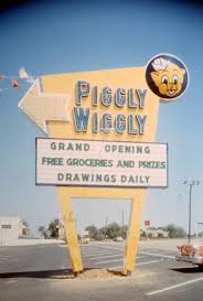 Stephenville Texas Piggly Wiggly Vintage Neon Signs Piggly Wiggly Vintage Signs