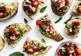 That said, be careful when you're choosing because most yogurt in stores is full. Strawberry Bruschetta Avocado Toast Dishing Up The Dirt Healthy Stoner Snacks Healthy Munchies Vegan Appetizers