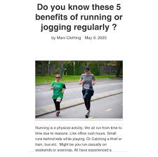Do You Know These 5 Benefits Of Running Or Jogging Regularly Running Is A Physical Activity We All Run In 2020 Physical Activities Benefits Of Running Did You Know