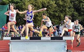 The steeplechase is an obstacle race in athletics, which derives its name from the steeplechase in horse racing. Adventures In Steeplechase Runner S World