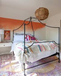 Check out our boho chic bedroom selection for the very best in unique or custom, handmade pieces from our shops. Boho Chic Girls Bedroom With Canopy Bed Transitional Girl S Room