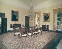 The state dining room, which now seats as many as 140 guests, was originally much smaller and served at various times as a drawing room, office, and as the nation grew, so did the invitation list to official functions at the white house. The Old Family Dining Room Made New Again Whitehouse Gov