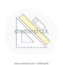 Drawing Tools Ruler Triangle Grater Or Float Instruments For Design Designing Engineering Planning Proj Drawing Tools Simple Illustration Design Vector