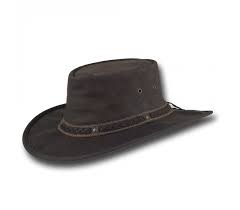Barmah 1018 Br Crackle Kangaroo Leather Leather Hats Barmah Hats Leather