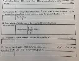 Step 2) find the total number of inches by adding the number from step 1) have a look at some of our most popular pages to see different math activities and ideas you could use with your child. Solved 9 Given That 1 Inch 2 54 Cm And 1 Foot 12 Inche Chegg Com