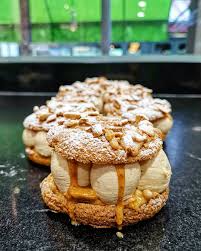 Nicolas Bacheyre On Instagram Paris Brest Cacahuete Du Dimanche Nicolasbacheyre Nb Pastry Chef Instagram Instafood Instag Dolcetti Dolci