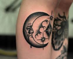 Crescent moon star tattoo clipart free download. 40 Amazing Moon Tattoos With Meanings Body Art Guru