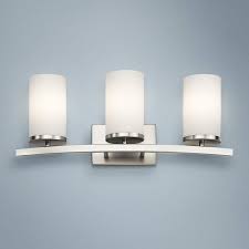 Enter your email above and click here. Kichler Crosby 23 Wide Brushed Nickel 3 Light Bath Light 16w69 Lamps Plus