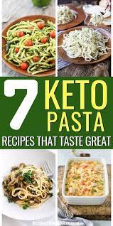 The Absolute Best Keto Pasta Recipes Keto Pasta Recipe Pasta Alternative Diet Dinner Recipes