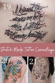 Since then, tattoos have been used to cover stretch marks on the skin. Stunning Stretch Mark Cover Up Tattoos Tattooglee