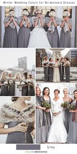 Top 10 Winter Wedding Colors For Bridesmaid Dresses Winter Bridesmaid Dresses Winter Wedding Dress Winter Wedding Bridesmaids