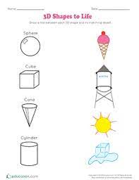Free interactive exercises to practice online or download as pdf to print. Kindergarten Shapes Worksheets Free Printables Education Com