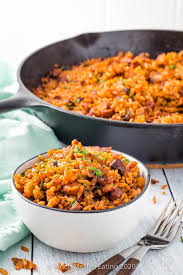 We've been up to our elbows lately with some new projects and late at the end of. Baked Charleston Red Rice With Sausage Pinch Me I M Eating