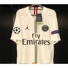Early reports have psg's air jordan 1 high zoom cmft releasing on nike snkrs come january 29, though this has yet to be confirmed by nike. 2019 Newest Psg Jordan Paris Saint Germain 3rd Away Football Jersey White Shopee Malaysia