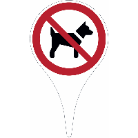 Die farbgebung ist durch die ral kategorisierung (deutsches institut für gütesicherung und kennzeichnung e. Hunde Verboten Schilder Online Bestellen Seton