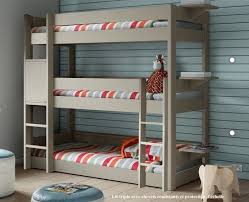Un Lit Superpose Trois Places C Est Le Lit Enfant Triple Ecologique En Bois Massif De Mathy By Bol Lit Superpose Triple Lit Superpose Plans De Lits Superposes