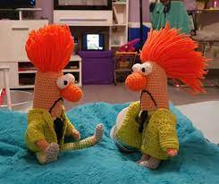 Candyontour Beaker 2 0 Mimimi Fertig H Keln Crochet Rgu Beaker Mimimi Muppets Makingof B Beaker Dinosaur Stuffed Animal Muppets