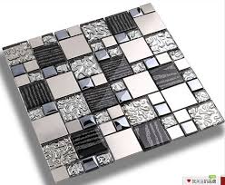 Black And White Mosaic Tile Backsplash Click To Enlarge In 2020 Glass Mosaic Backsplash Kitchen Glass Tile Backsplash Kitchen Kitchen Tiles Backsplash