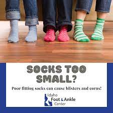 Did You Know If Socks Are Too Small They Can Force Toes To Bunch Together And That Friction Can Cause Painful Blisters Or Corns It S Socks Your Shoes Feet