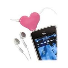 Tunes For 2 Heart Allows You To Plug In 2 Sets Of Headphones For Sharing Headphone Splitter Pink Iphone Gadget Gifts
