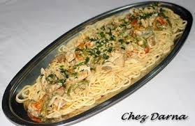 Gratin De Pates Au Jambon Et Brocolis كراتان المقرونية بالديك الرومي المدخن و البروكولي Chez Darna Spaghetti Au Poulet Poulet Aux Champignons Recette Facile Et Rapide