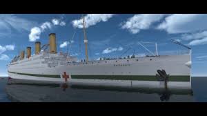 britannic sinking time lapse youtube