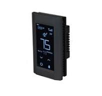 120 - 240V 16A Hoot Wifi Programmable Thermostat Double Pole Black
