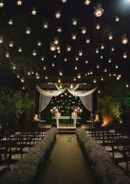 38 Outdoor Wedding Lights Ideas You Ll Love Outdoor Night Wedding Dark Romantic Wedding Night Wedding Ceremony