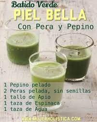 Dia 5 Retobatidos Amigas Hoy Presentamos Un Batido Que Tu Piel Agradecera Pues Hidrata Y Limpia Tip M Jugos De Verduras Jugos Saludables Bebidas Saludables