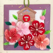 画像に含まれている可能性があるもの 植物 折り紙 花 折り紙 作品 折り紙 アート