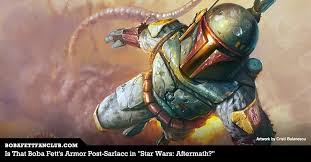 Disney+ has confirmed it publicly: Is That Boba Fett S Armor Post Sarlacc In Star Wars Aftermath Boba Fett News Boba Fett Fan Club