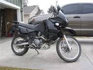 2009 KLR-650 - Paint Job - from Blue to Satin Black