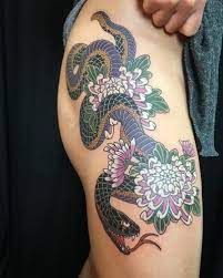 Snake Tattoo Japanese Tumblr Tattoos Japanese Tattoo Sleeve Tattoos